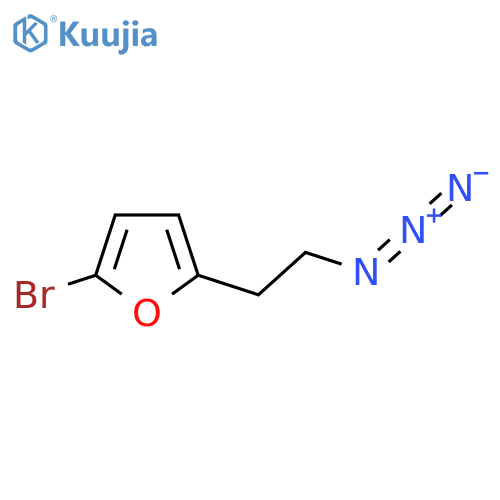 2-(2-azidoethyl)-5-bromofuran structure