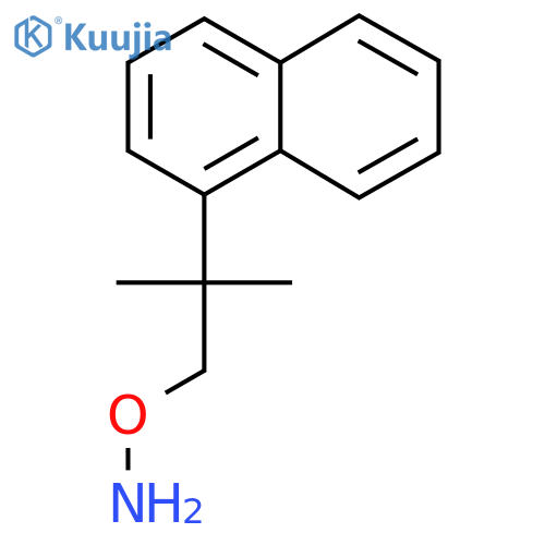 O-2-methyl-2-(naphthalen-1-yl)propylhydroxylamine structure