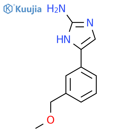 5-3-(methoxymethyl)phenyl-1H-imidazol-2-amine structure