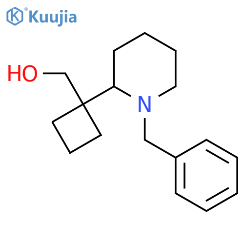 1-(1-benzylpiperidin-2-yl)cyclobutylmethanol structure