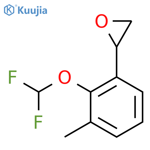 2-2-(difluoromethoxy)-3-methylphenyloxirane structure