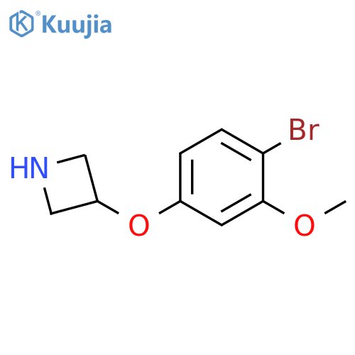 3-(4-bromo-3-methoxyphenoxy)azetidine structure