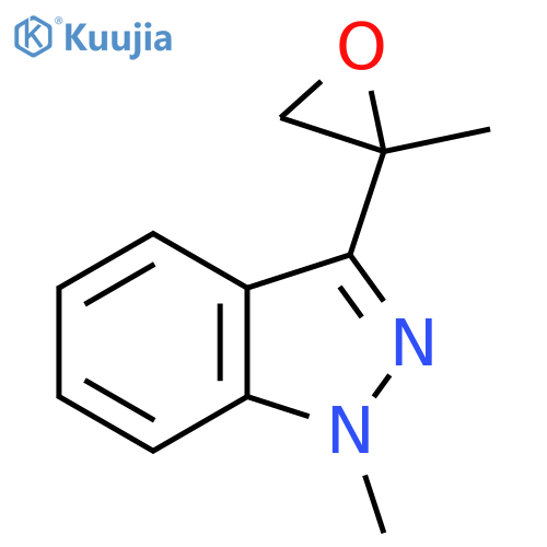 1-methyl-3-(2-methyloxiran-2-yl)-1H-indazole structure