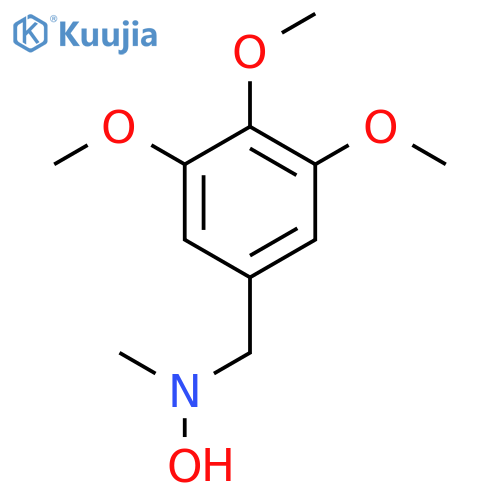 N-methyl-N-(3,4,5-trimethoxyphenyl)methylhydroxylamine structure