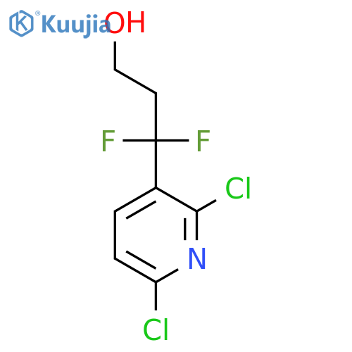 3-(2,6-Dichloropyridin-3-yl)-3,3-difluoropropan-1-ol structure