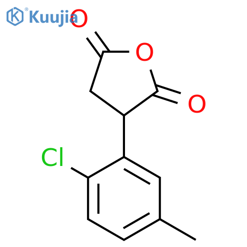 3-(2-chloro-5-methylphenyl)oxolane-2,5-dione structure