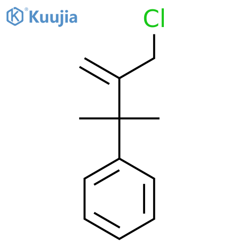 3-(chloromethyl)-2-methylbut-3-en-2-ylbenzene structure