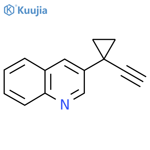 3-(1-ethynylcyclopropyl)quinoline structure