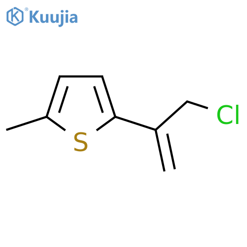 2-(3-chloroprop-1-en-2-yl)-5-methylthiophene structure