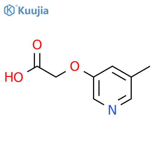 2-(5-methylpyridin-3-yl)oxyacetic acid structure