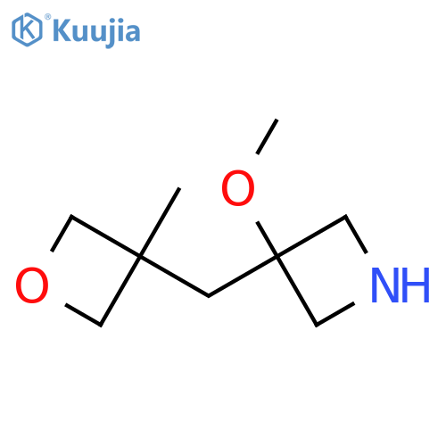 3-methoxy-3-(3-methyloxetan-3-yl)methylazetidine structure
