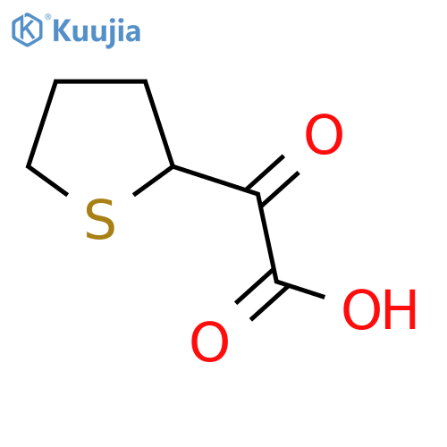 2-oxo-2-(thiolan-2-yl)acetic acid structure