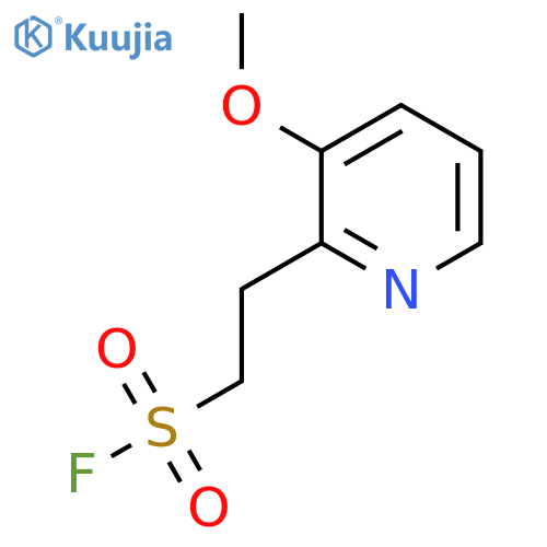 2-(3-methoxypyridin-2-yl)ethane-1-sulfonyl fluoride structure