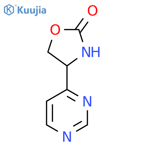 4-(pyrimidin-4-yl)-1,3-oxazolidin-2-one structure