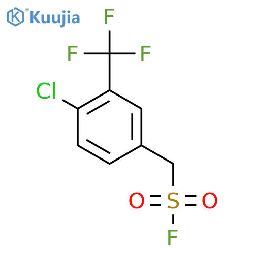 4-chloro-3-(trifluoromethyl)phenylmethanesulfonyl fluoride structure