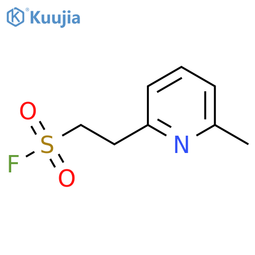 2-(6-methylpyridin-2-yl)ethane-1-sulfonyl fluoride structure