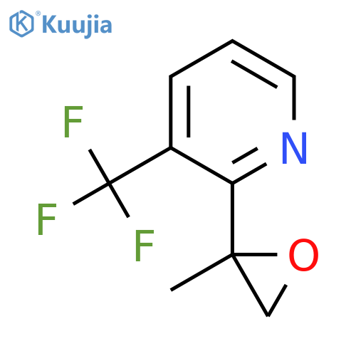 2-(2-methyloxiran-2-yl)-3-(trifluoromethyl)pyridine structure