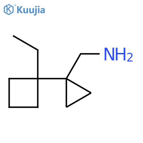 1-(1-ethylcyclobutyl)cyclopropylmethanamine structure