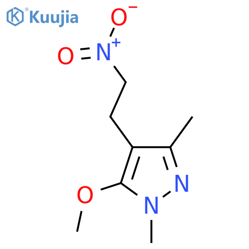 5-methoxy-1,3-dimethyl-4-(2-nitroethyl)-1H-pyrazole structure