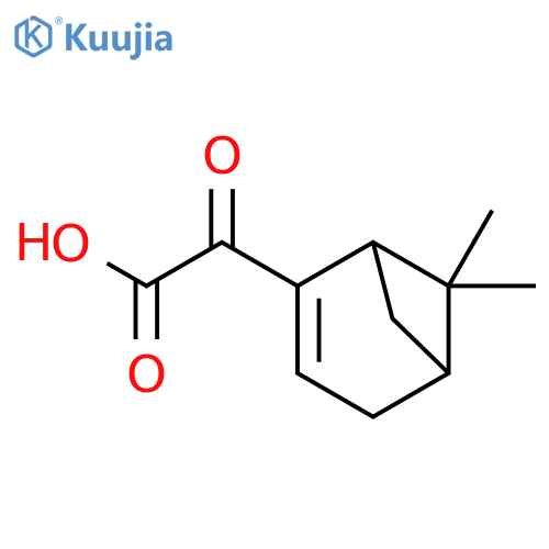 2-{6,6-dimethylbicyclo3.1.1hept-2-en-2-yl}-2-oxoacetic acid structure