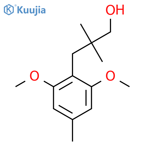 3-(2,6-dimethoxy-4-methylphenyl)-2,2-dimethylpropan-1-ol structure