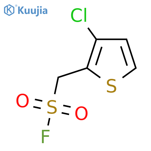 (3-chlorothiophen-2-yl)methanesulfonyl fluoride structure