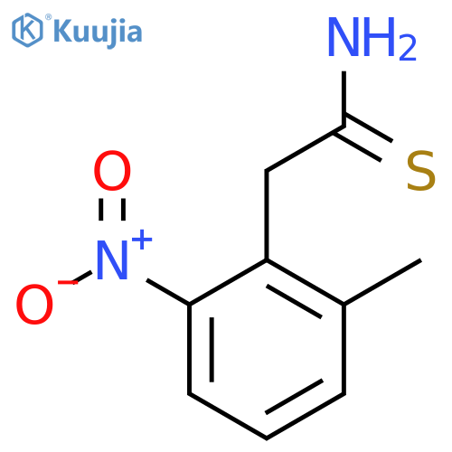 2-(2-methyl-6-nitrophenyl)ethanethioamide structure
