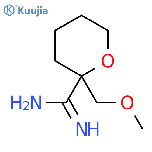 2-(methoxymethyl)oxane-2-carboximidamide structure