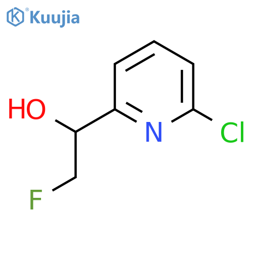 1-(6-chloropyridin-2-yl)-2-fluoroethan-1-ol structure