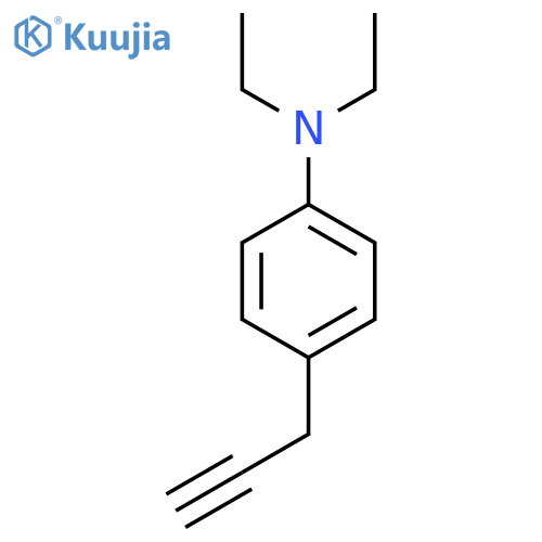 N,N-diethyl-4-(prop-2-yn-1-yl)aniline structure