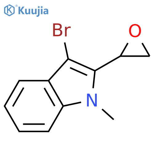 3-bromo-1-methyl-2-(oxiran-2-yl)-1H-indole structure