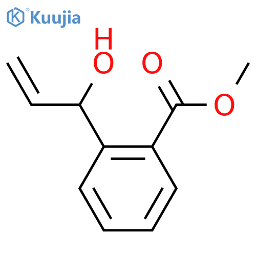 methyl 2-(1-hydroxyprop-2-en-1-yl)benzoate structure