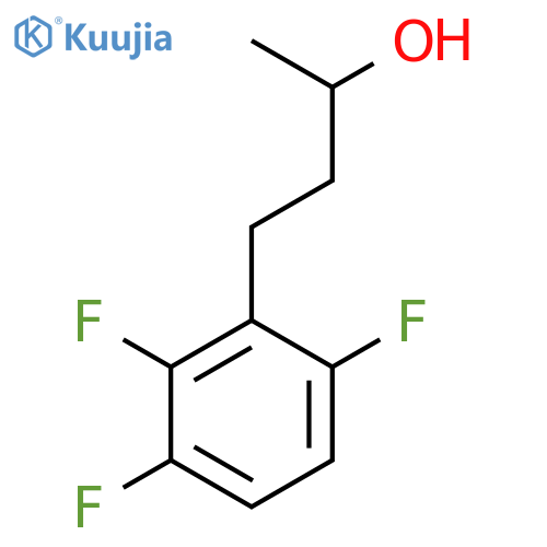 4-(2,3,6-trifluorophenyl)butan-2-ol structure