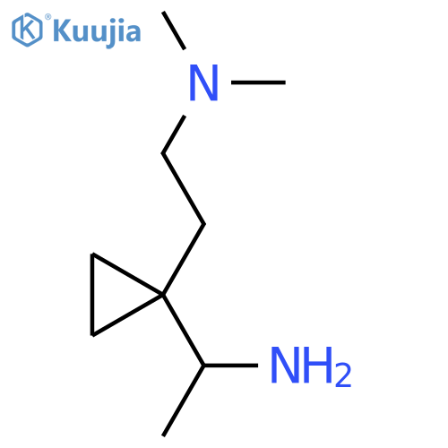 1-{1-2-(dimethylamino)ethylcyclopropyl}ethan-1-amine structure