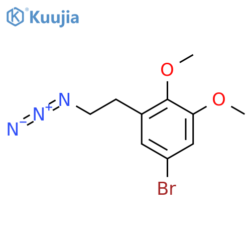 1-(2-azidoethyl)-5-bromo-2,3-dimethoxybenzene structure