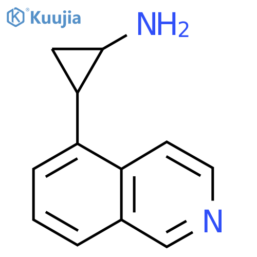 2-(isoquinolin-5-yl)cyclopropan-1-amine structure