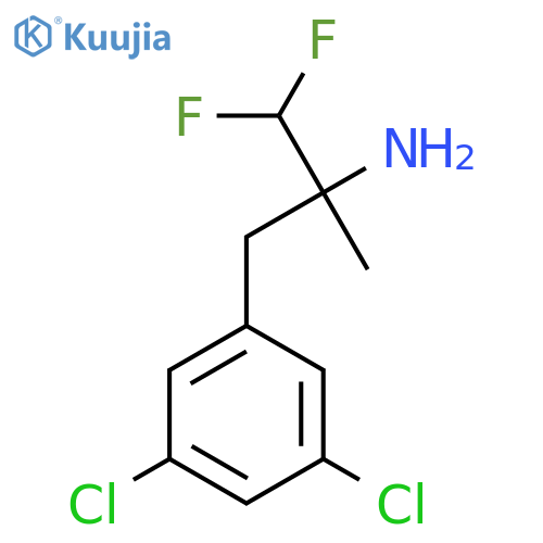 3-(3,5-dichlorophenyl)-1,1-difluoro-2-methylpropan-2-amine structure