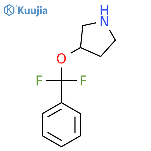 3-difluoro(phenyl)methoxypyrrolidine structure