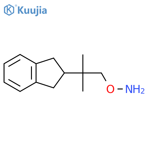 O-2-(2,3-dihydro-1H-inden-2-yl)-2-methylpropylhydroxylamine structure