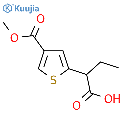2-4-(methoxycarbonyl)thiophen-2-ylbutanoic acid structure