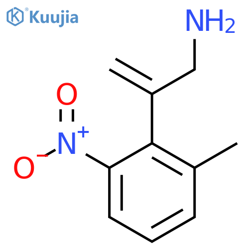 2-(2-methyl-6-nitrophenyl)prop-2-en-1-amine structure