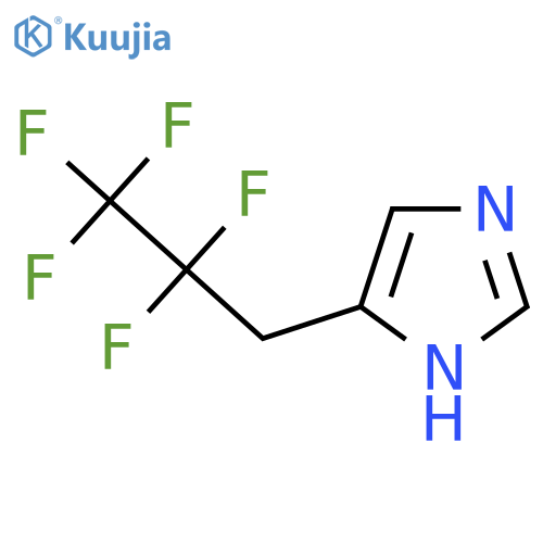 4-(2,2,3,3,3-pentafluoropropyl)-1H-imidazole structure