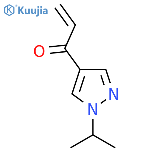 1-1-(propan-2-yl)-1H-pyrazol-4-ylprop-2-en-1-one structure