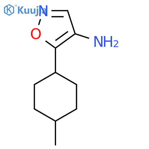 5-(4-methylcyclohexyl)-1,2-oxazol-4-amine structure