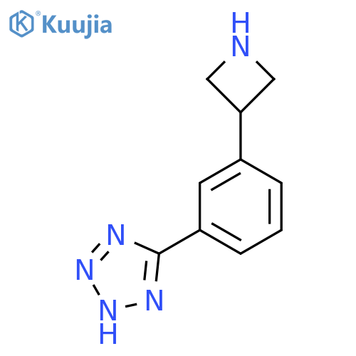 5-3-(azetidin-3-yl)phenyl-1H-1,2,3,4-tetrazole structure