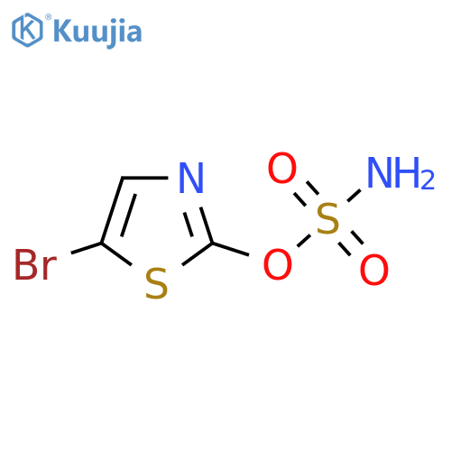 5-bromo-1,3-thiazol-2-yl sulfamate structure