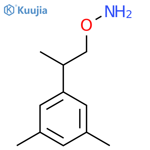 O-2-(3,5-dimethylphenyl)propylhydroxylamine structure