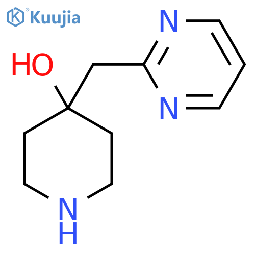 4-(pyrimidin-2-yl)methylpiperidin-4-ol structure