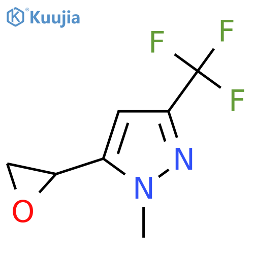 1-methyl-5-(oxiran-2-yl)-3-(trifluoromethyl)-1H-pyrazole structure