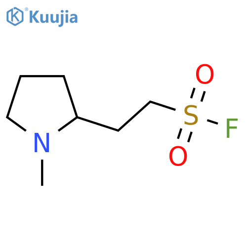 2-(1-methylpyrrolidin-2-yl)ethane-1-sulfonyl fluoride structure